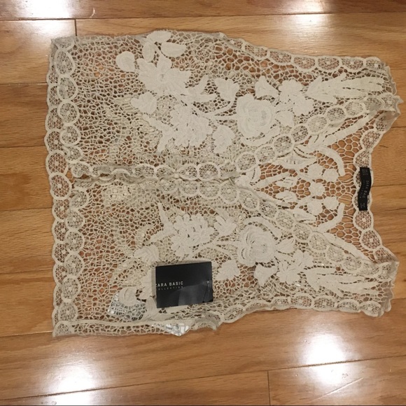 😍NWT ZARA crochet & lace Top - Picture 9 of 9